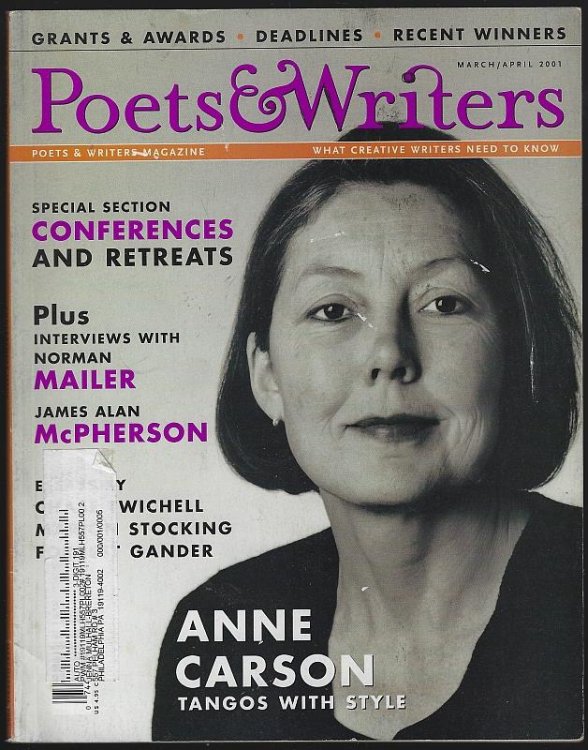 POETS AND WRITERS MAGAZINE MARCH APRIL 2001 Conference Issue