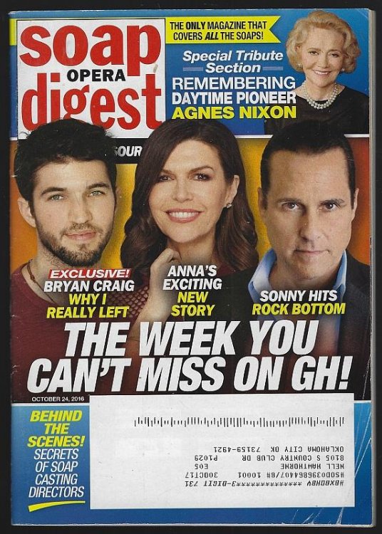 SOAP OPERA DIGEST OCTOBER 24, 2016