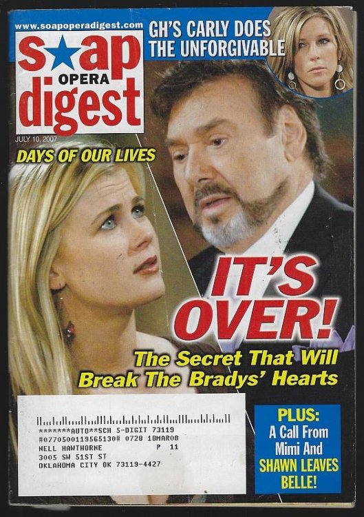 SOAP OPERA DIGEST JULY 10, 2007