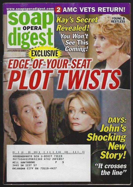 SOAP OPERA DIGEST JANUARY 9, 2007