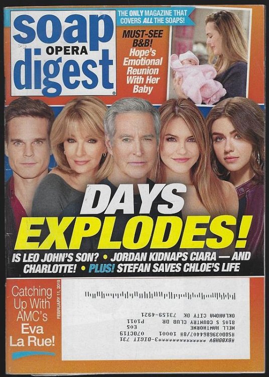 SOAP OPERA DIGEST FEBRUARY 11, 2019