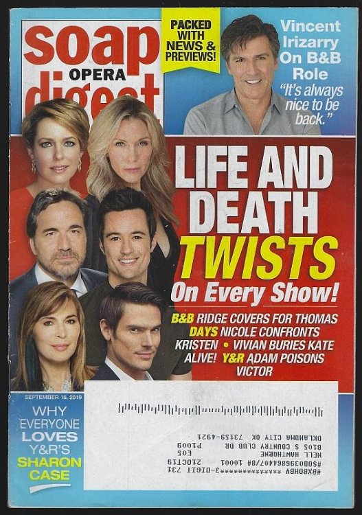 SOAP OPERA DIGEST SEPTEMBER 16, 2019