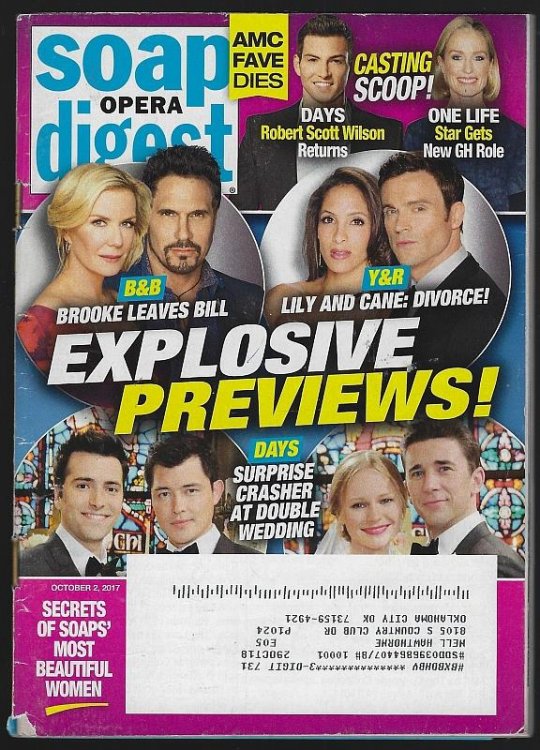 SOAP OPERA DIGEST OCTOBER 2, 2017