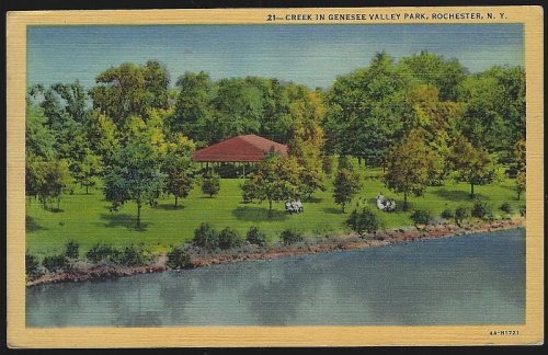 CREEK IN GENESEE VALLEY PARK, ROCHESTER, NEW YORK