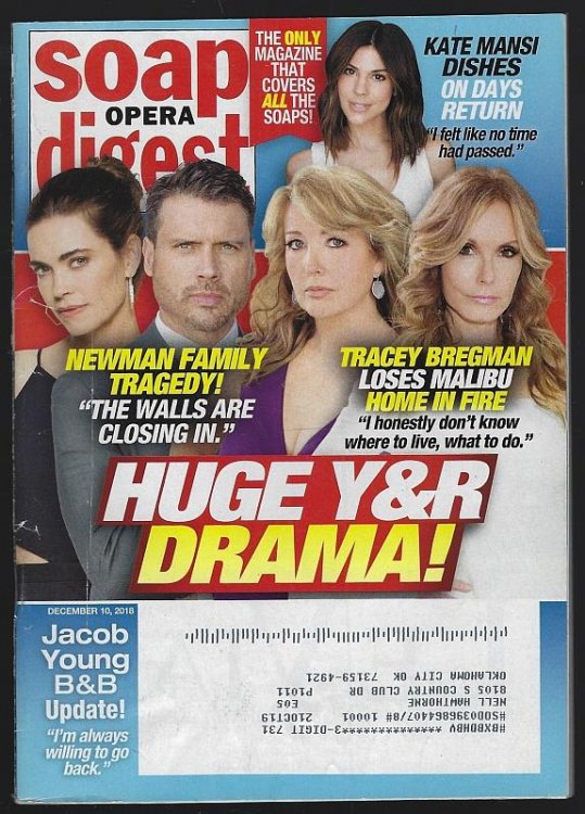 SOAP OPERA DIGEST DECEMBER 10, 2018