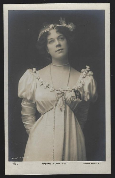 MADAME CLARA BUTT, SINGER