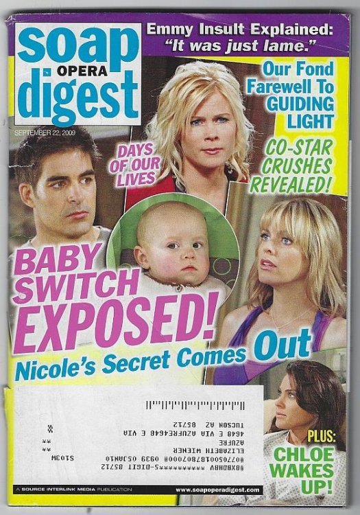 SOAP OPERA DIGEST SEPTEMBER 22, 2009