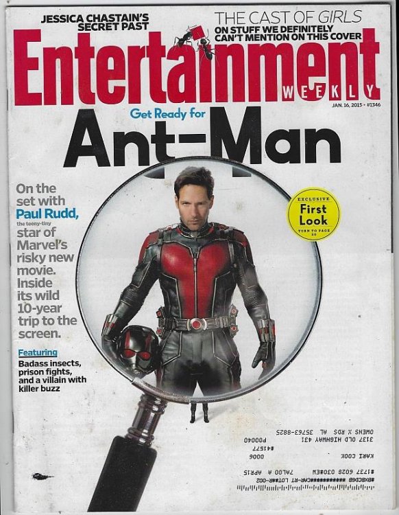 ENTERTAINMENT WEEKLY MAGAZINE JANUARY 16, 2015