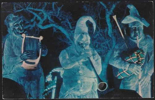 TREMBLING TRIO OF MUSICIANS, HAUNTED MANSION AT WALT DISNEY WORLD