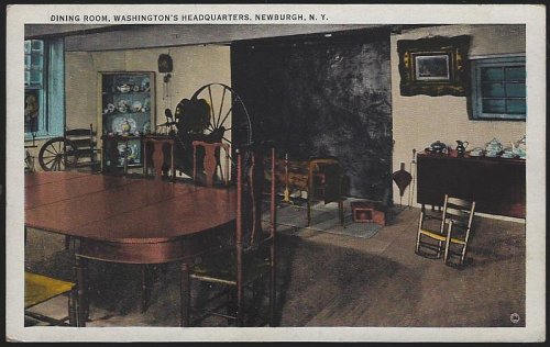 DINING ROOM, WASHINGTON HEADQUARTERS, NEWBURGH, NEW YORK