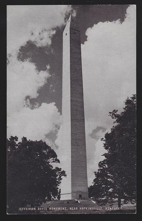 JEFFERSON DAVIS MONUMENT, NEAR HOPKINSVILLE, KENTUCKY