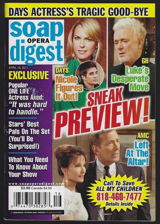 SOAP OPERA DIGEST APRIL 19, 2011