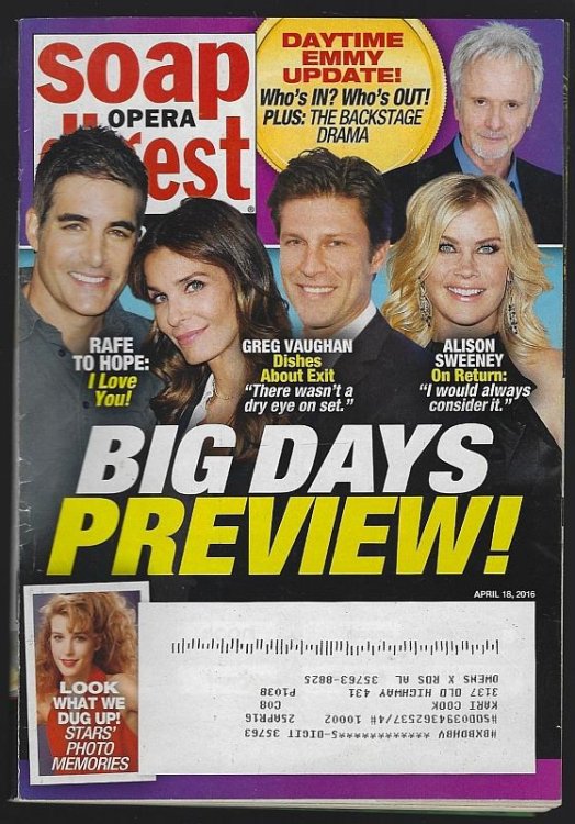 SOAP OPERA DIGEST APRIL 18, 2016