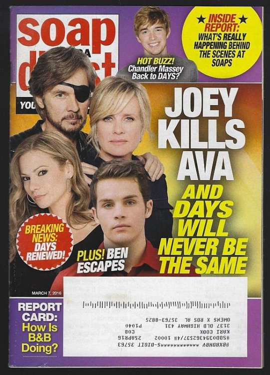 SOAP OPERA DIGEST MARCH 7, 2016