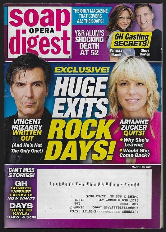 SOAP OPERA DIGEST MARCH 13, 2017