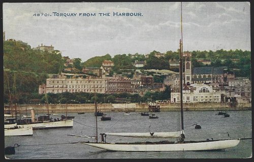 TORQUAY, UNITED KINGDOM FROM THE HARBOUR