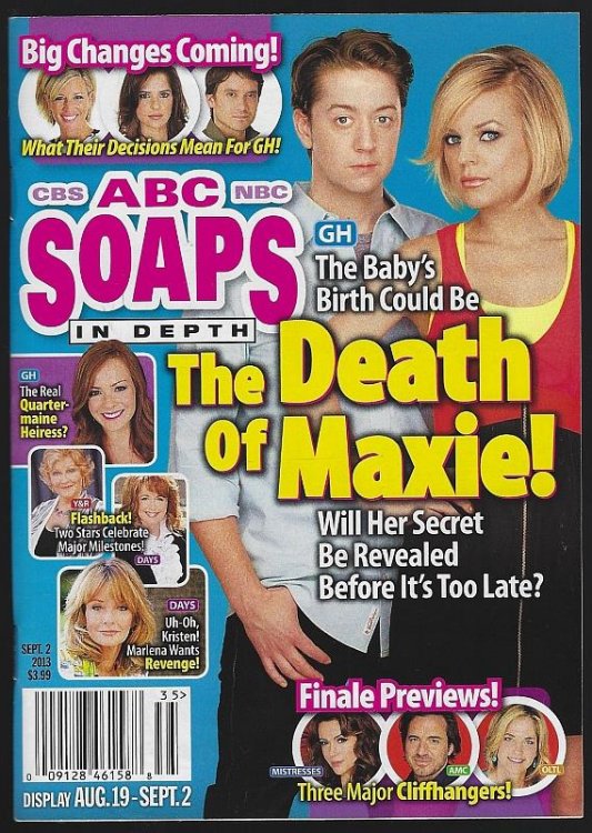 ABC, CBS, NBC SOAPS IN DEPTH MAGAZINE SEPTEMBER 2, 2013