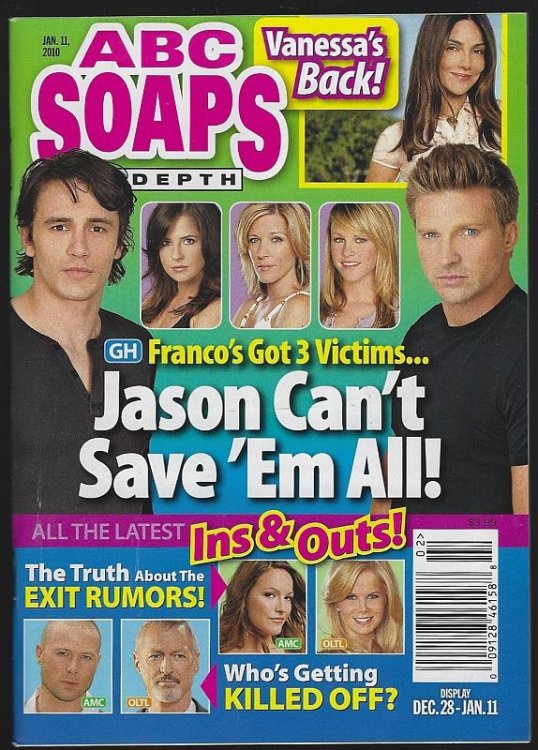 ABC SOAPS IN DEPTH MAGAZINE JANUARY 11, 2010