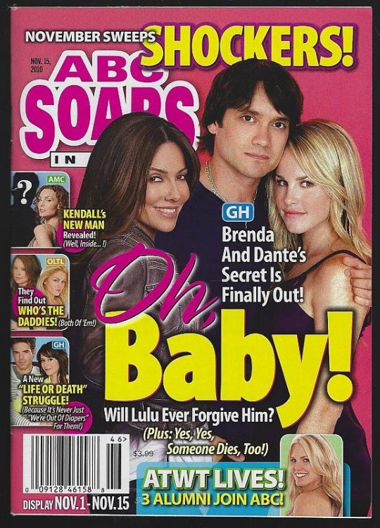 ABC SOAPS IN DEPTH MAGAZINE NOVEMBER 15, 2010