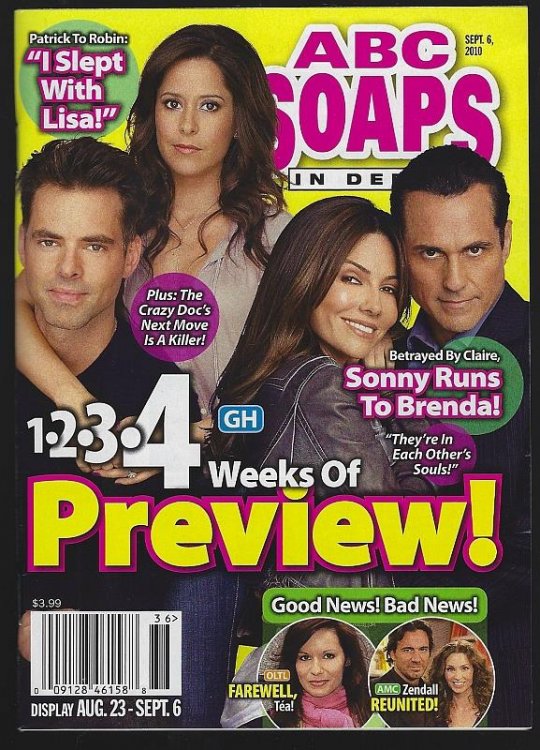 ABC SOAPS IN DEPTH MAGAZINE SEPTEMBER 6, 2010