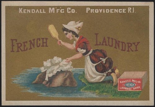 VICTORIAN TRADE CARD FOR FRENCH LAUNDRY SOAP