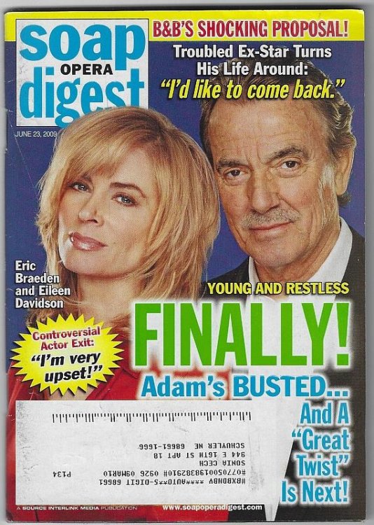 SOAP OPERA DIGEST JUNE 23, 2009