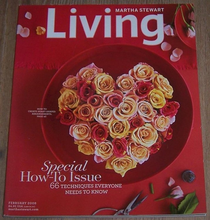 MARTHA STEWART LIVING MAGAZINE FEBRUARY 2008