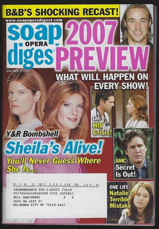 SOAP OPERA DIGEST JANUARY 2, 2007