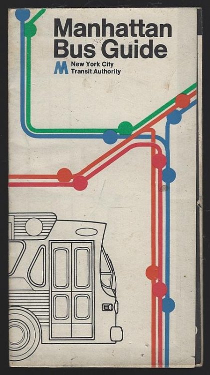 1976 MANHATTAN BUS GUIDE