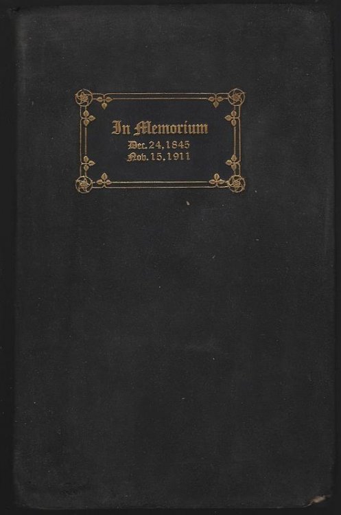 MEMORIAL WILLIAM THOMAS MCELROY December 24, 1845-November 15, 1911