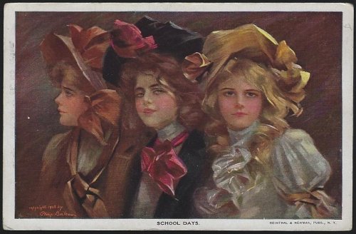 PHILIP BOILEAU SIGNED POSTCARD SCHOOL DAYS