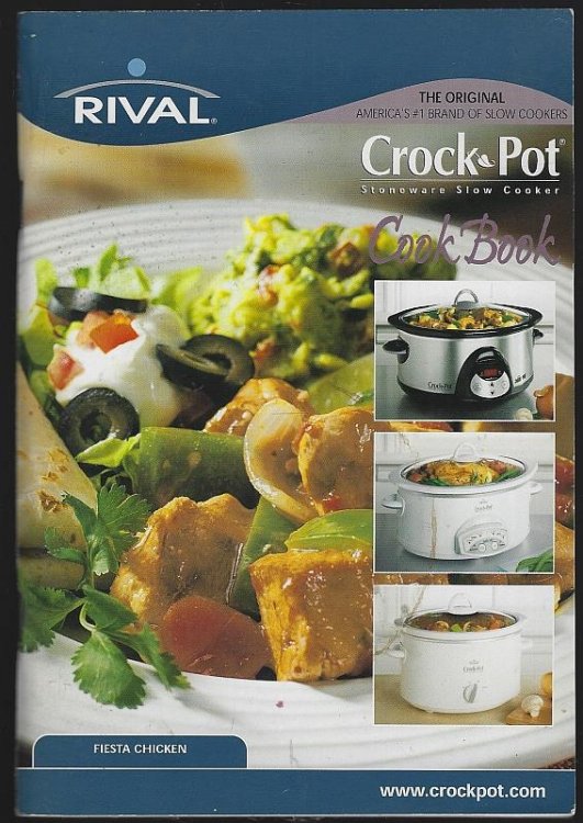 RIVAL CROCKPOT COOKBOOK Slow Electric Stoneware Cooker
