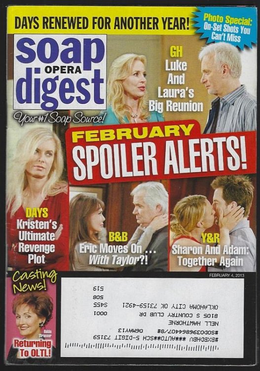 SOAP OPERA DIGEST FEBRUARY 4, 2013