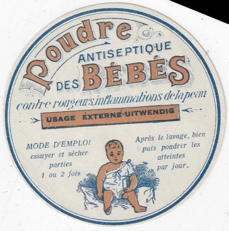 POUDRE DES BBS ANTISEPTIQUE LABEL