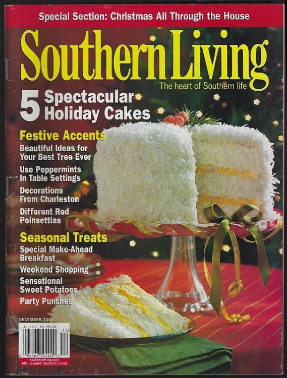 SOUTHERN LIVING MAGAZINE DECEMBER 2006