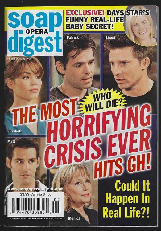 SOAP OPERA DIGEST FEBRUARY 3, 2009