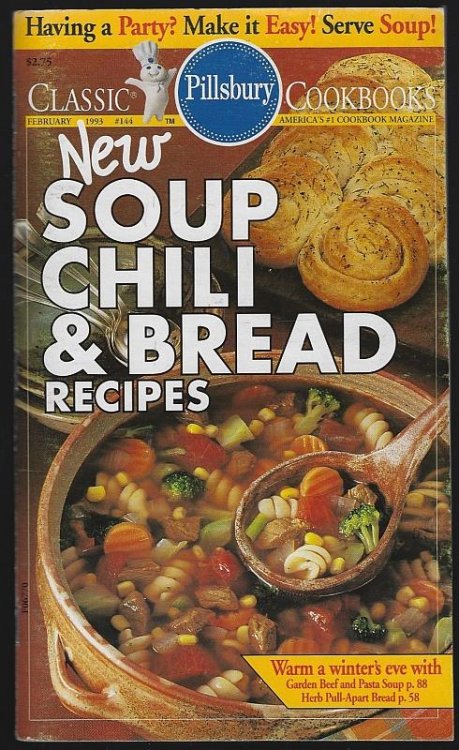 NEW SOUP, CHILI AND BREAD RECIPES