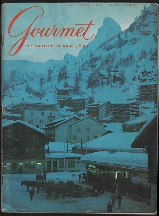 GOURMET MAGAZINE DECEMBER 1970