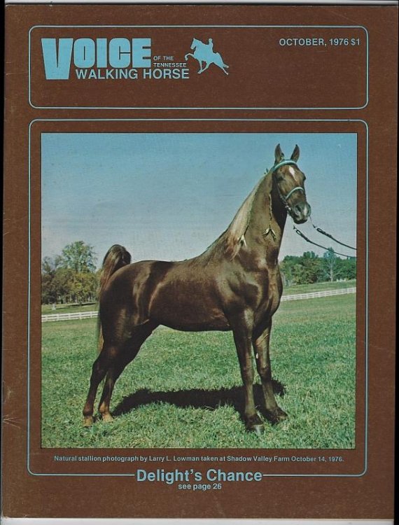 VOICE OF THE TENNESSEE WALKING HORSE MAGAZINE OCTOBER 1976