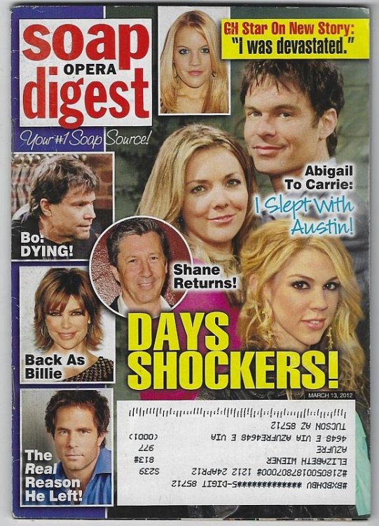 SOAP OPERA DIGEST MARCH 13, 2012
