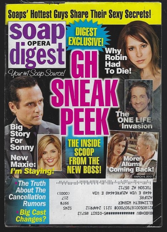 SOAP OPERA DIGEST MARCH 6, 2012