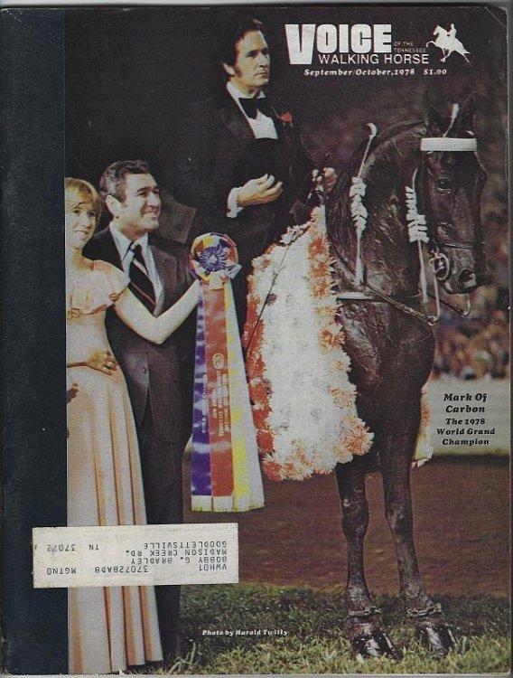 VOICE OF THE TENNESSEE WALKING HORSE MAGAZINE SEPTEMBER OCTOBER 1978
