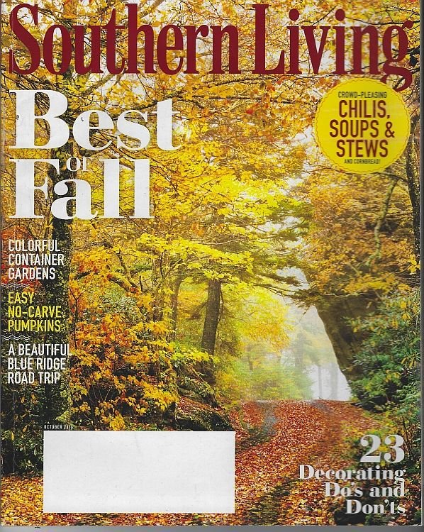 SOUTHERN LIVING MAGAZINE OCTOBER 2016