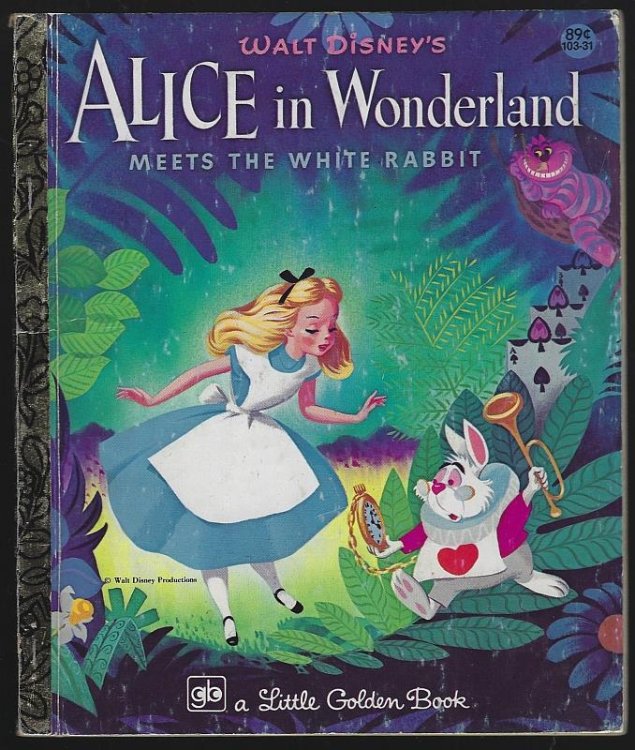 WALT DISNEY'S ALICE IN WONDERLAND MEETS THE WHITE RABBIT