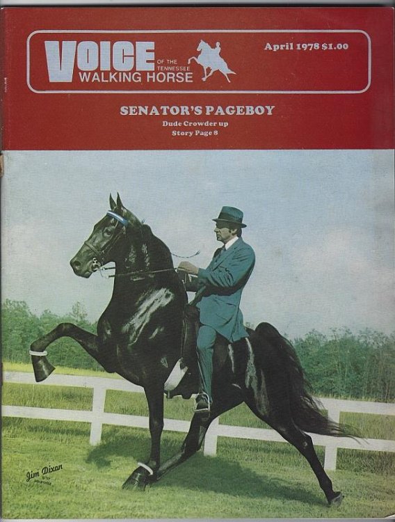 VOICE OF THE TENNESSEE WALKING HORSE MAGAZINE APRIL 1978