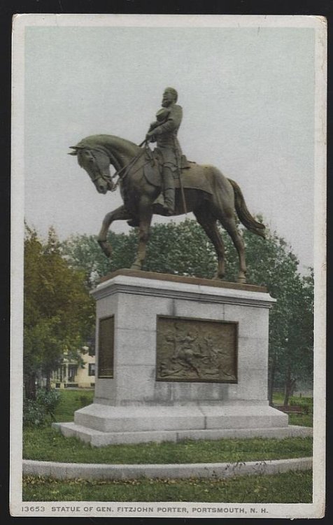 STATUE OF GENERAL FITZJOHN PORTER, PORTSMOUTH, NEW HAMPSHIRE