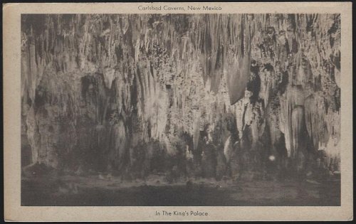 IN THE KING'S PALACE, CARLSBAD CAVERN, NEW MEXICO