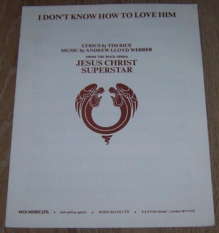 I DON'T KNOW HOW TO LOVE HIM