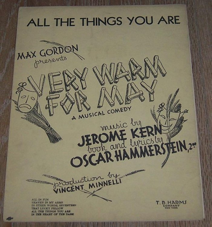 ALL THE THINGS YOU ARE