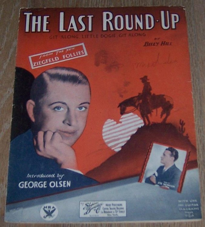 LAST ROUND-UP Git Along, Little Dogie, Git Along